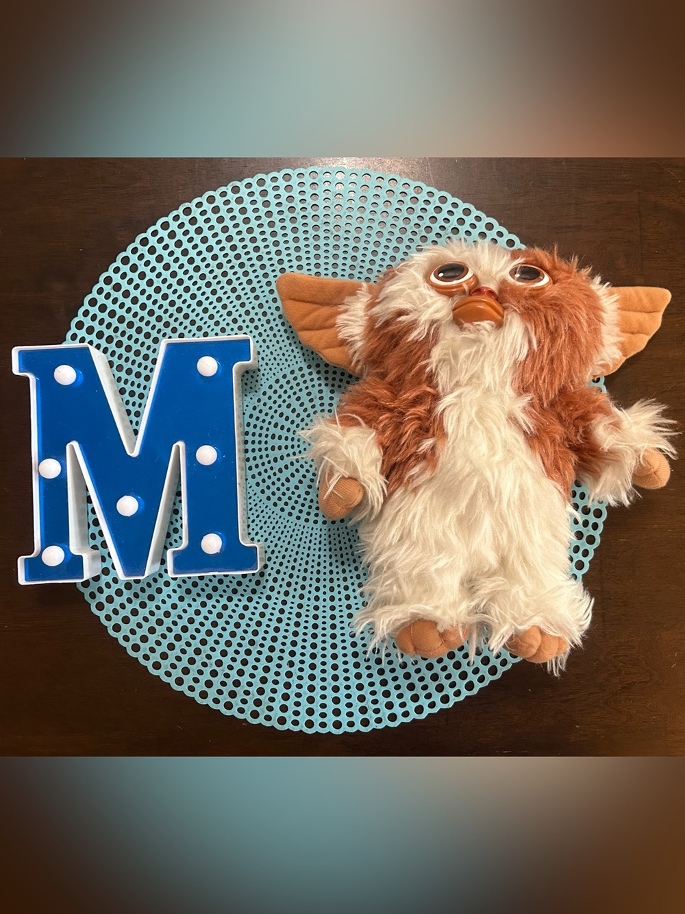 1984 Hasbro Softies Warner Bros Gremlins Mogwai Gizmo Vtg 10"  Working Squeaker